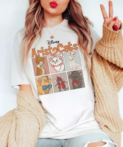 Retro Disneyworld Cats Tshirt