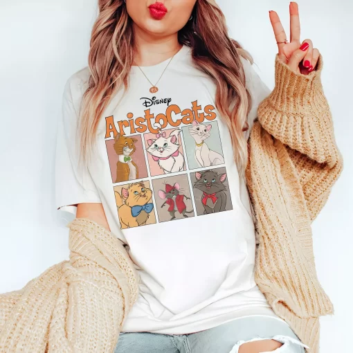 Retro Disneyworld Cats Tshirt