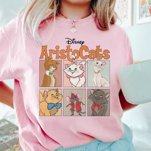 Retro Disneyworld Cats Tshirt