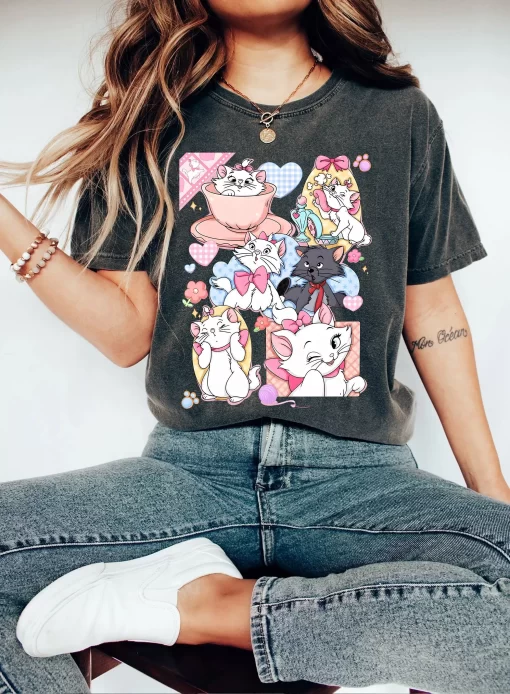 Marie Aristocats Shirt for Cat Lovers