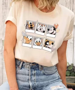 Retro Mickey and Friends Polaroid Shirt