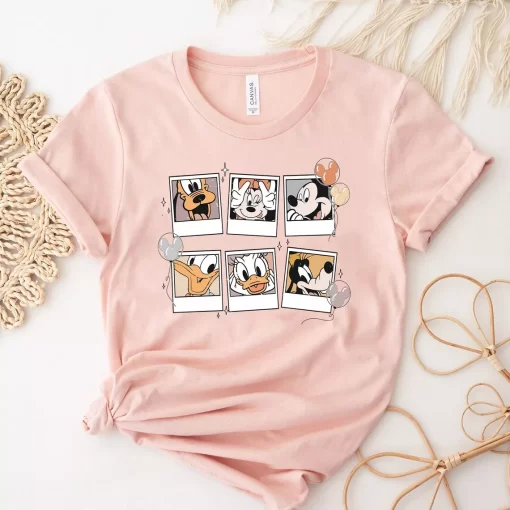 Retro Mickey and Friends Polaroid Shirt