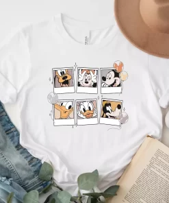 Retro Mickey and Friends Polaroid Shirt