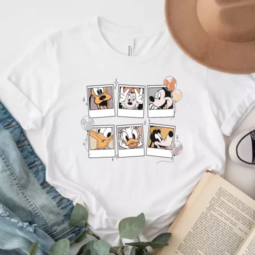 Retro Mickey and Friends Polaroid Shirt