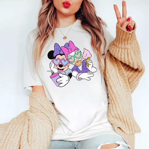 Minnie and Daisy Face Shirt