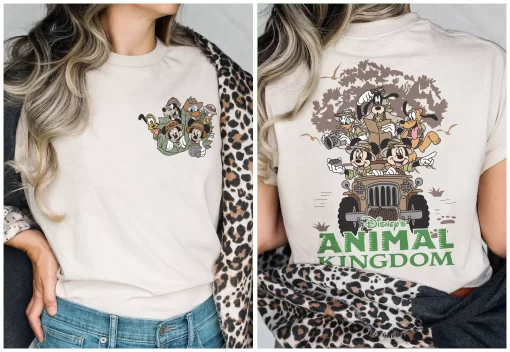 Retro Mickey Friends Safari Tshirt