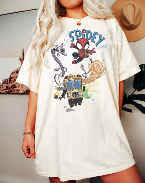 Vintage Spidey Schoolbus Tee