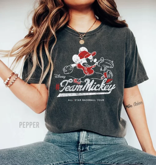 Mickey Baseball Tour Tshirt