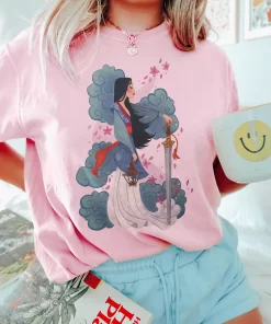 Watercolor Mulan Princess Tee