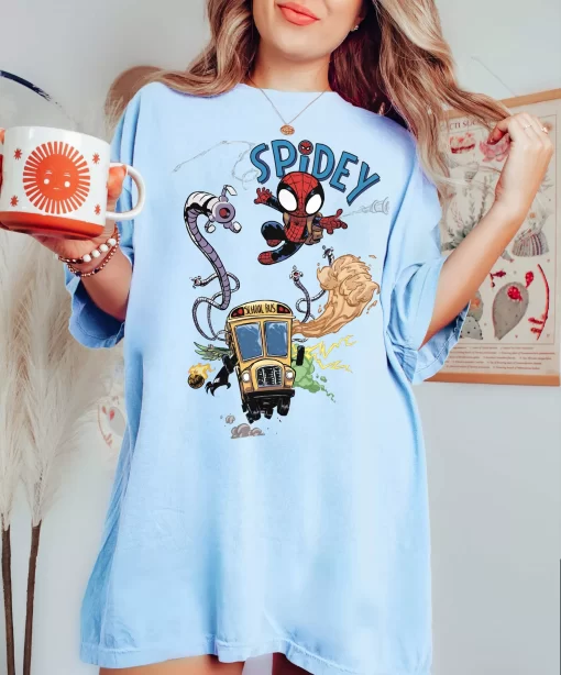 Vintage Spidey Schoolbus Tee