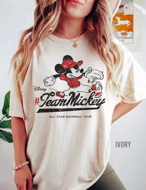 Mickey Baseball Tour Tshirt