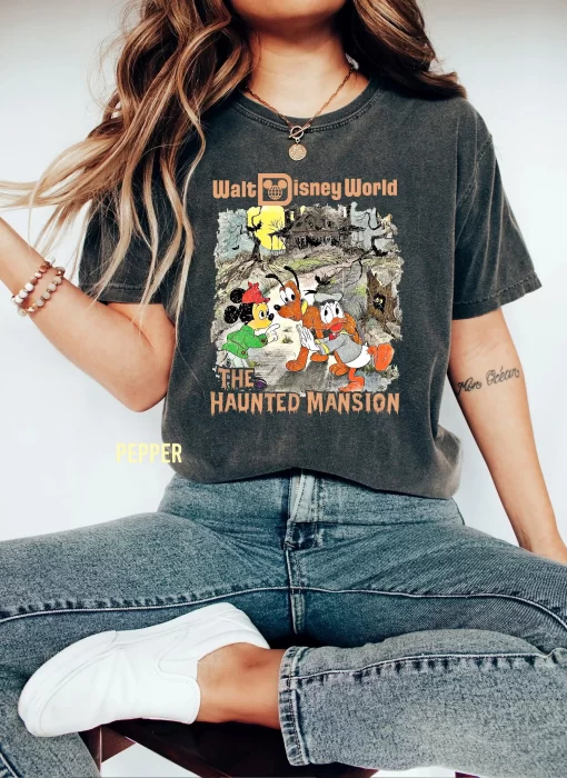 The Haunted Mansion Shirt, Disney World Halloween Tee Array