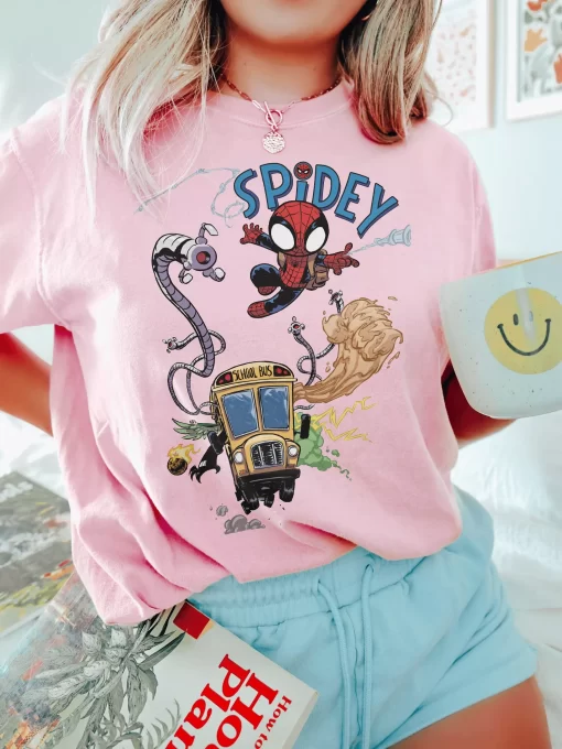 Vintage Spidey Schoolbus Tee