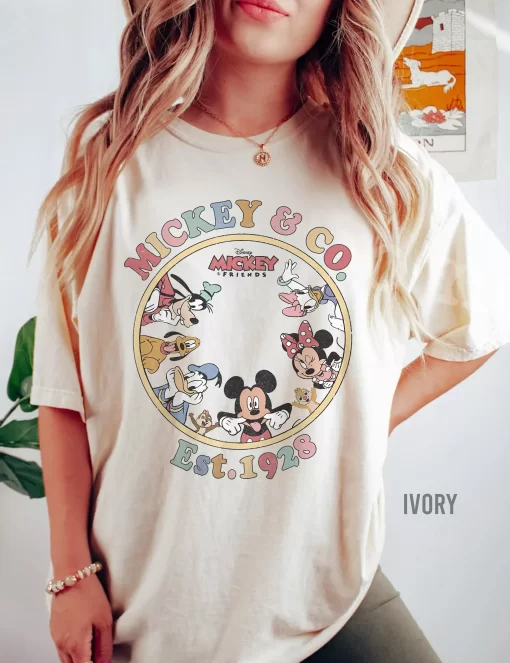 Mickey and Friends Group 1928 Tshirt