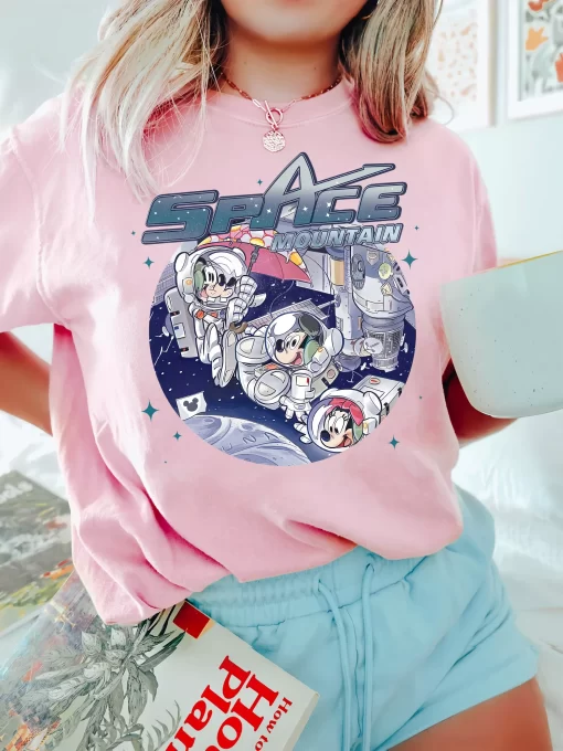 Retro Mickey Astronaut Tshirt