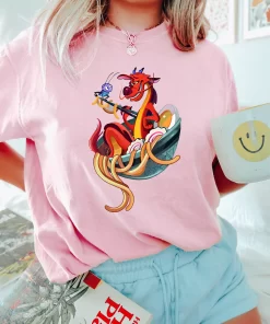 Cute Mushu Dragon Ramen Tee