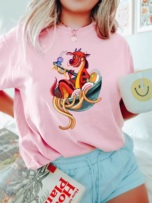 Cute Mushu Dragon Ramen Tee