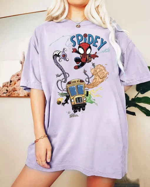 Vintage Spidey Schoolbus Tee