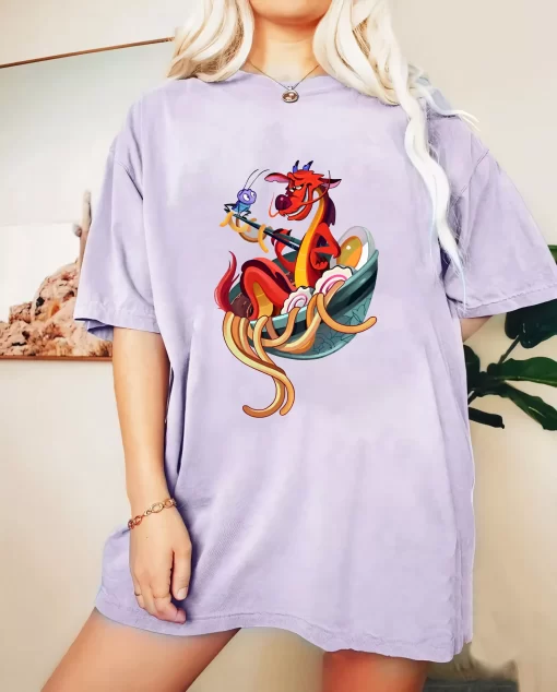 Cute Mushu Dragon Ramen Tee