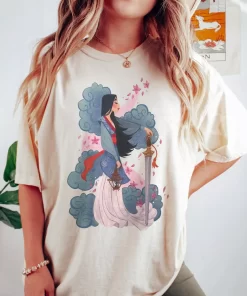 Watercolor Mulan Princess Tee