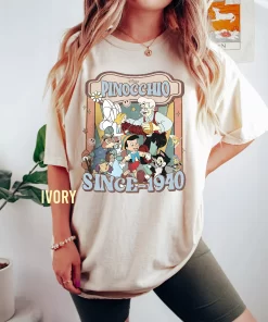 Disney Pinocchio Since 1940 Apparel