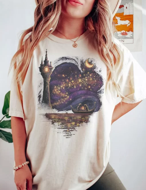 Vintage Tangled Rapunzel Color Shirt