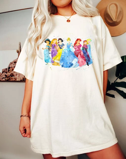 Watercolor Girls Disney Clothing