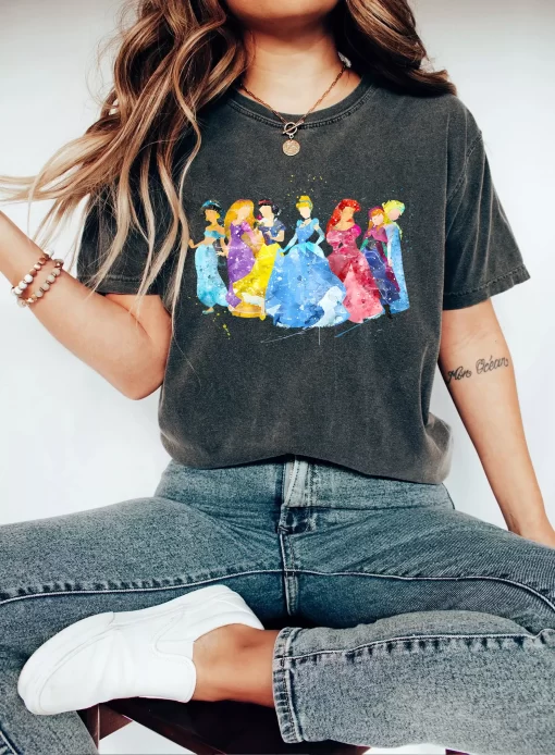 Watercolor Girls Disney Clothing