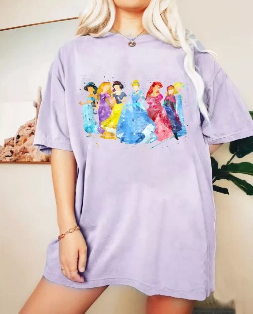 Watercolor Girls Disney Clothing