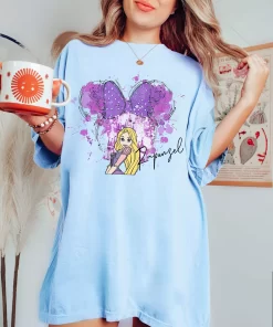 Watercolor Tangled Rapunzel Shirt