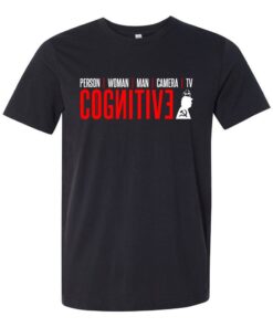 Cognitive Test T-shirt person woman man camera tv - 1