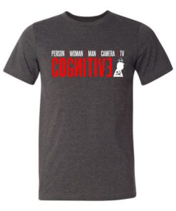 Cognitive Test T-shirt person woman man camera tv - 3