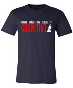 Cognitive Test T-shirt person woman man camera tv - 4