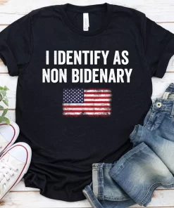 I Identify As Non Bidenary Tshirt