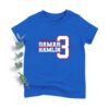 Praying for Damar Hamlin 3 Shirt, Love For 3 Pray For Damar Blue T-Shirt - 1
