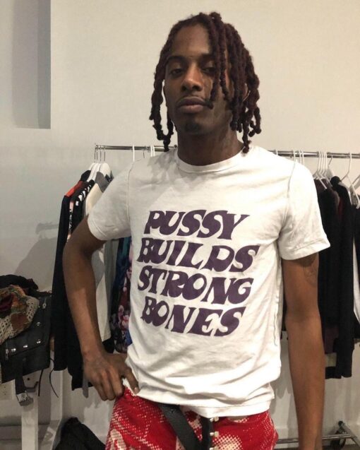 Pussy builds strong bones Playboi carti Unisex T-Shirt - 1