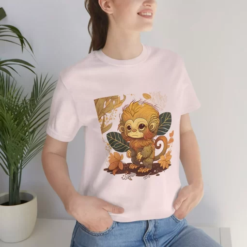 Watercolor Golden Lion Tamarin Tee