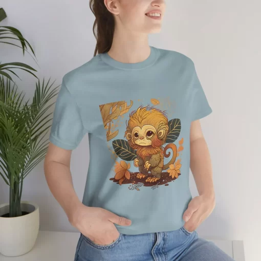 Watercolor Golden Lion Tamarin Tee