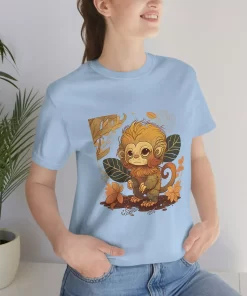 Watercolor Golden Lion Tamarin Tee