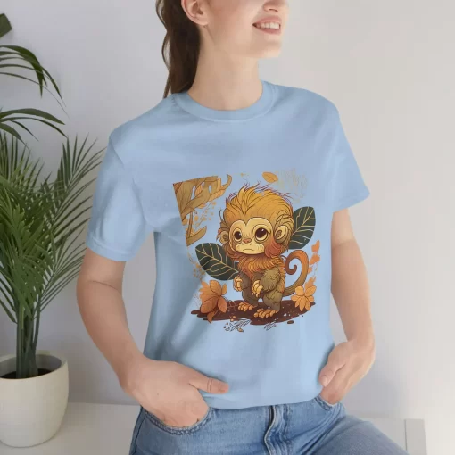 Watercolor Golden Lion Tamarin Tee