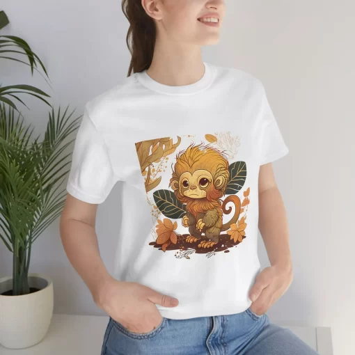 Watercolor Golden Lion Tamarin Tee