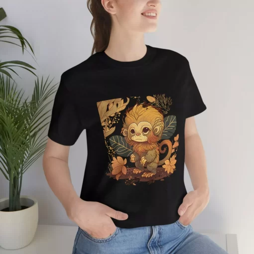 Watercolor Golden Lion Tamarin Tee